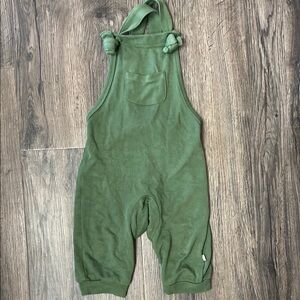 Kyte Baby Bamboo Jersey Overalls Hunter Green 18-24 mo